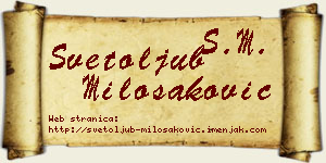 Svetoljub Milošaković vizit kartica